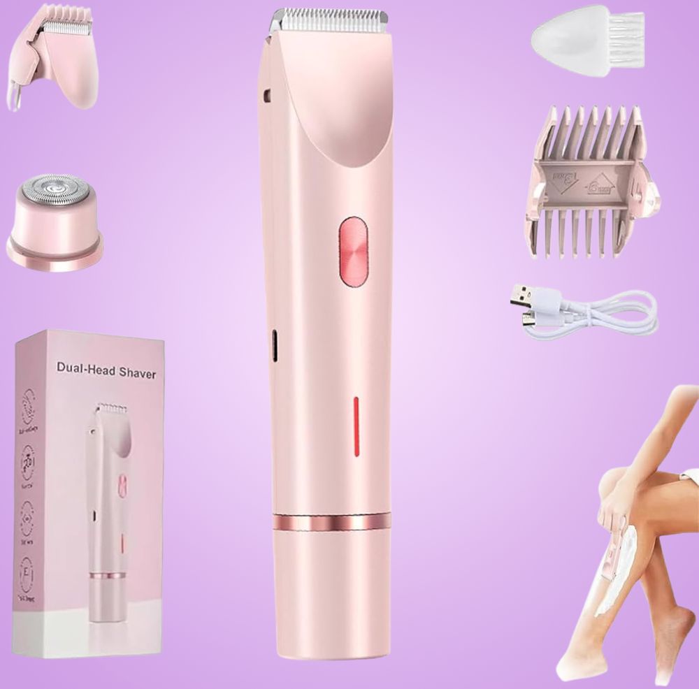 Pro Dual-Head Electric Shaver – Smooth. Fast. Effortless.